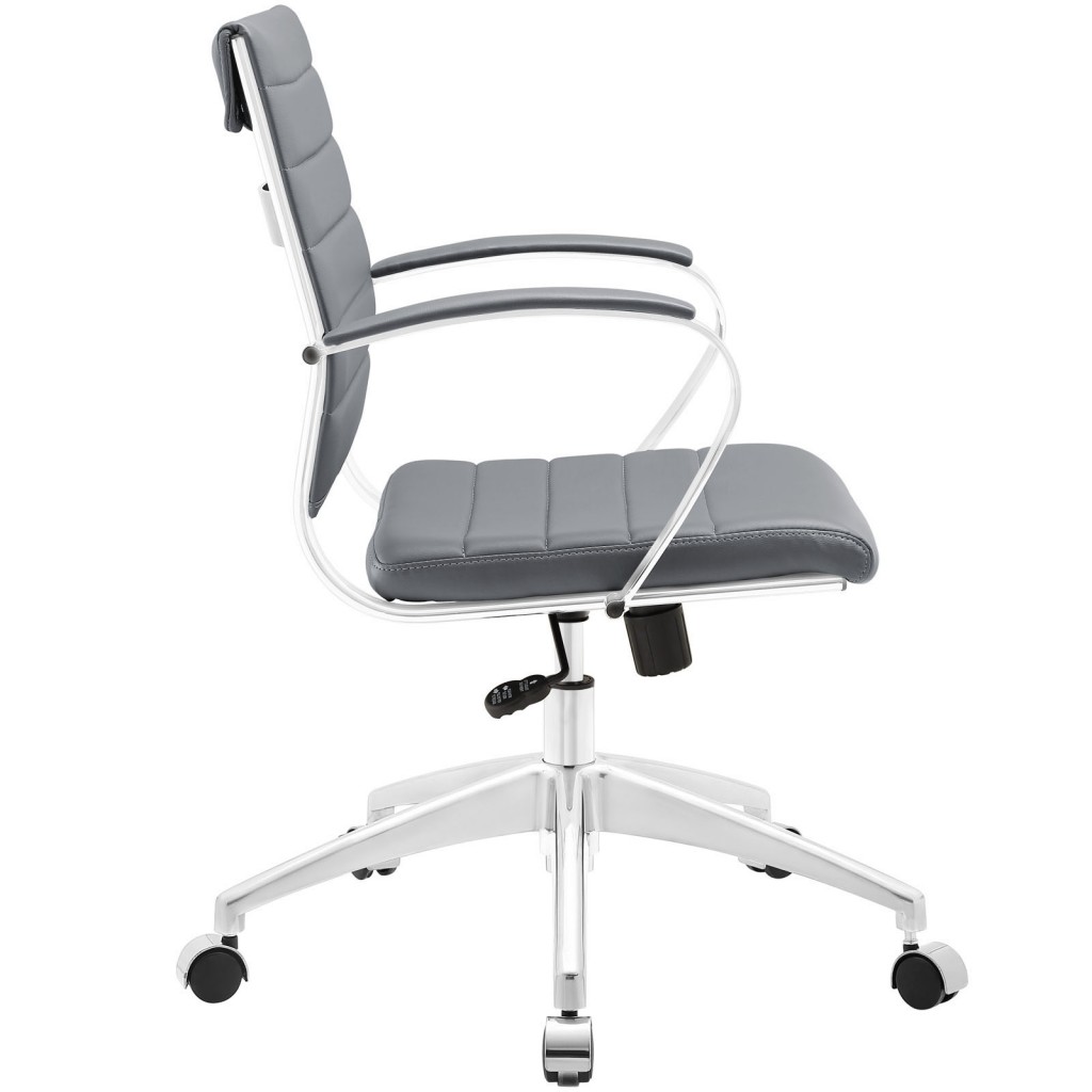 Gray Instant Operator Low Back Office Chair 2