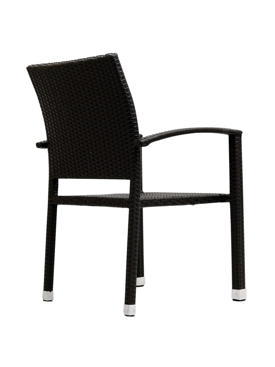 Moda Wicker Chair Espresso 2