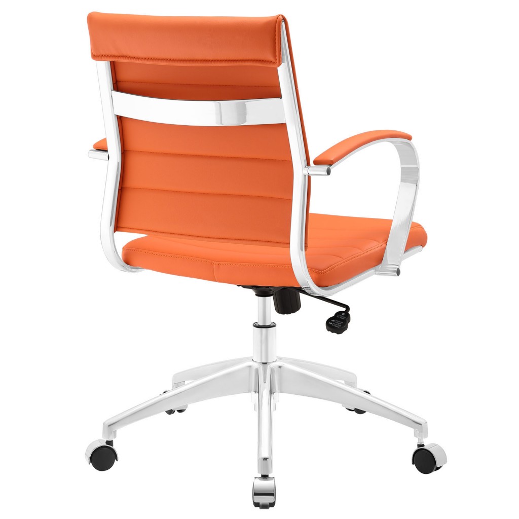 Orange Instant Operator Low Back Office Chair 3