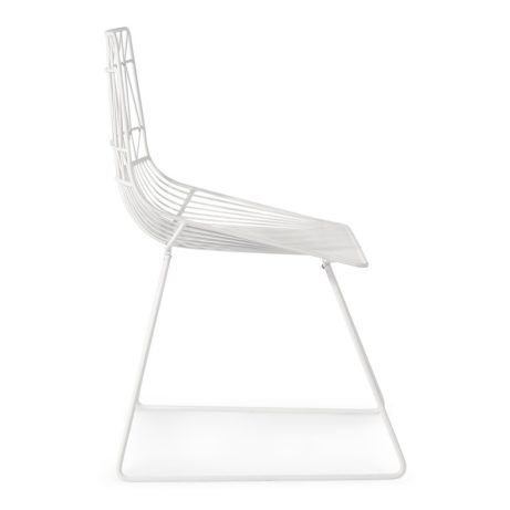 white wire Symmetric Chair  461x461