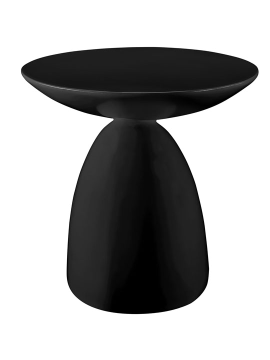 Black Pebble Side Table
