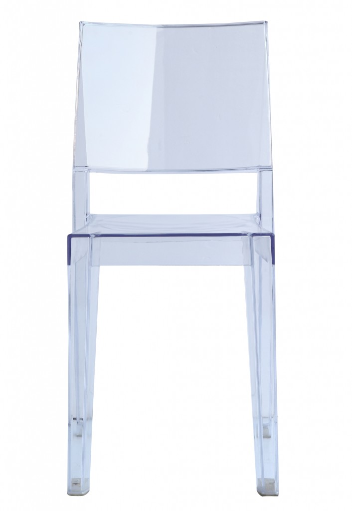 Clear Square Chair 2