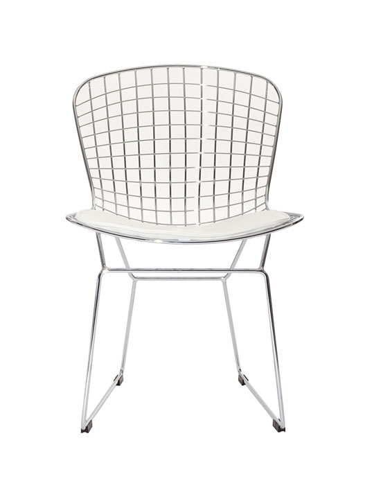 Dyson Wire Chair White Cushion 3