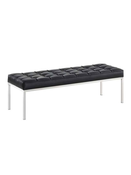 Gallery 3 seater bench black 461x615