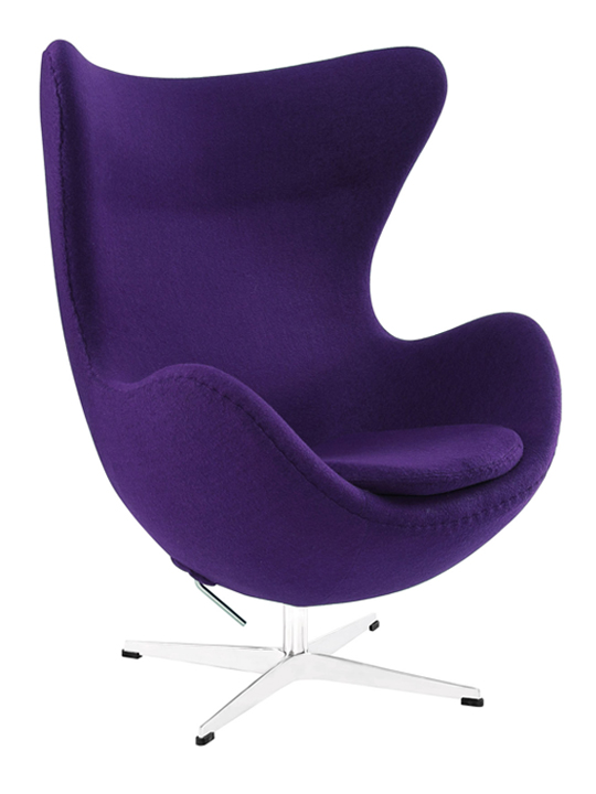 Purple Magnum Wool Chair