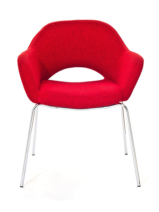 Red Solid Armchair2