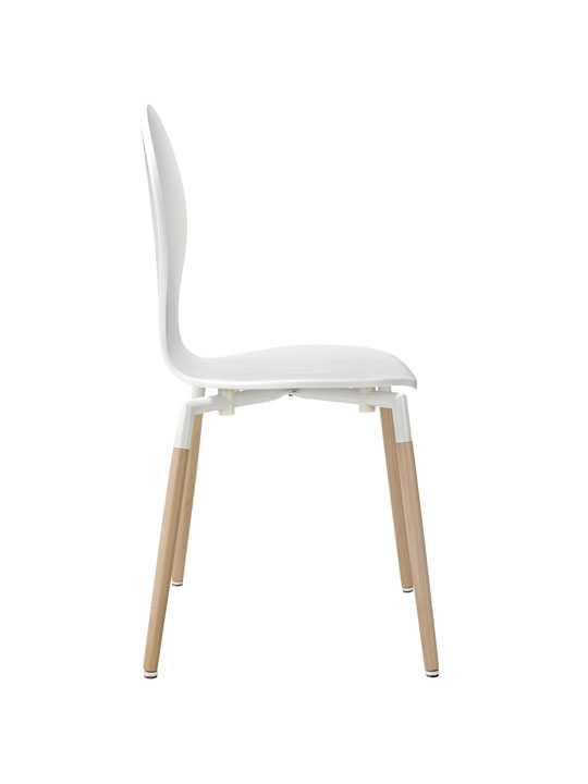 White Ombre Wood Chair 2