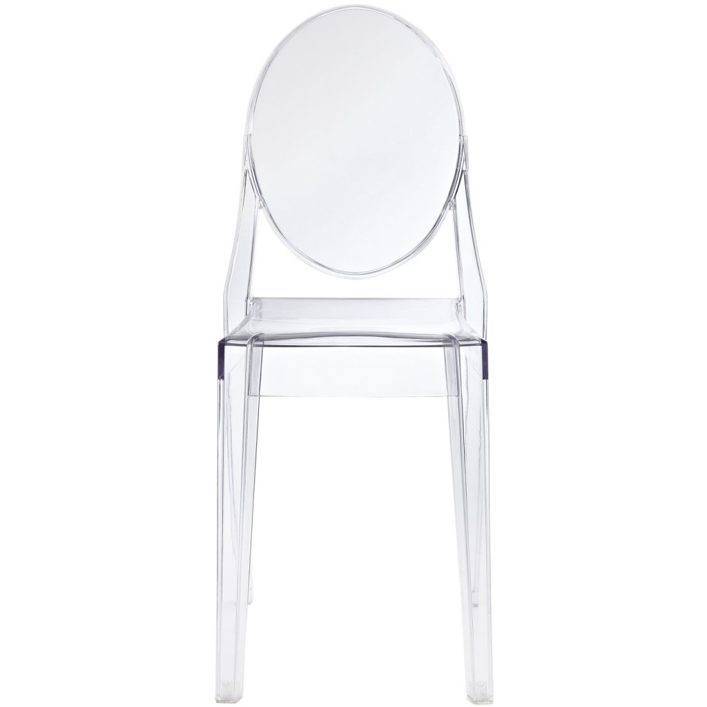 Clear Transparent Throne Side Chair 2