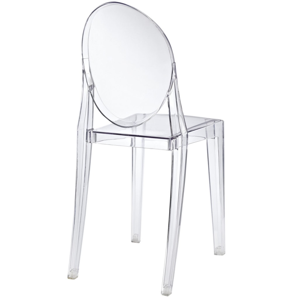 Clear Transparent Throne Side Chair