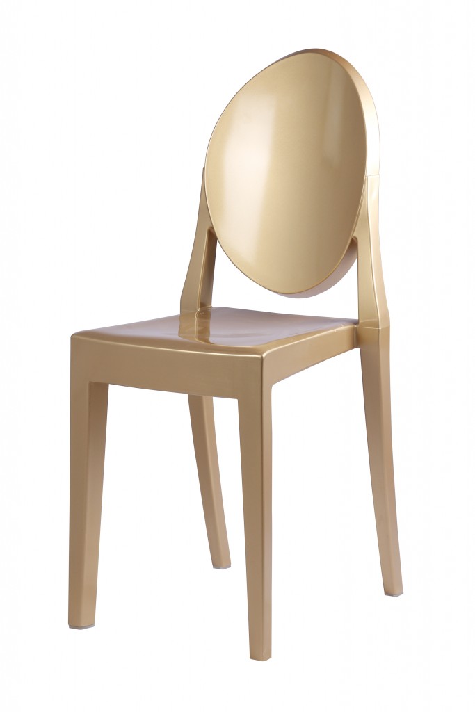 Gold Side Chair 2