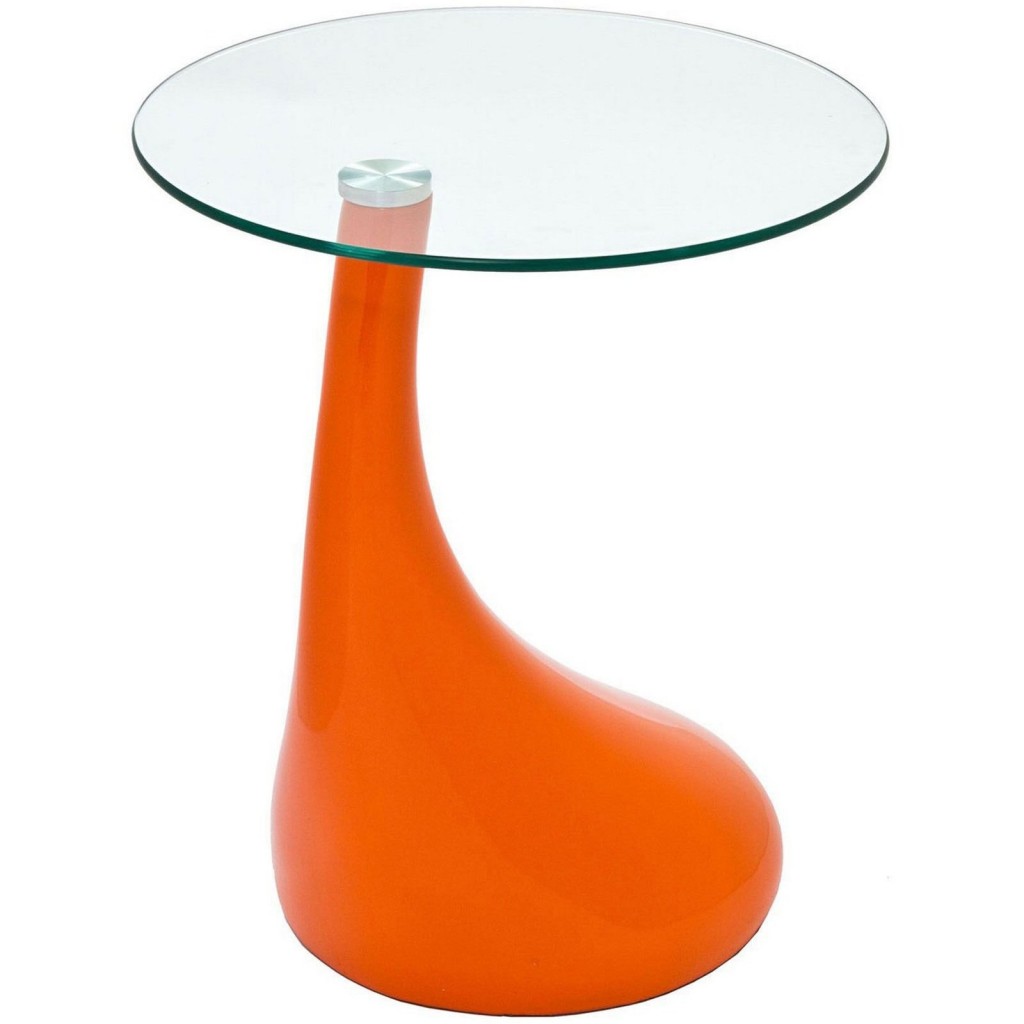 Orange Droplet Side Table