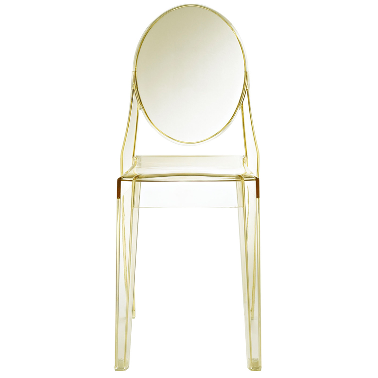 Yellow Transparent Throne Side Chair1