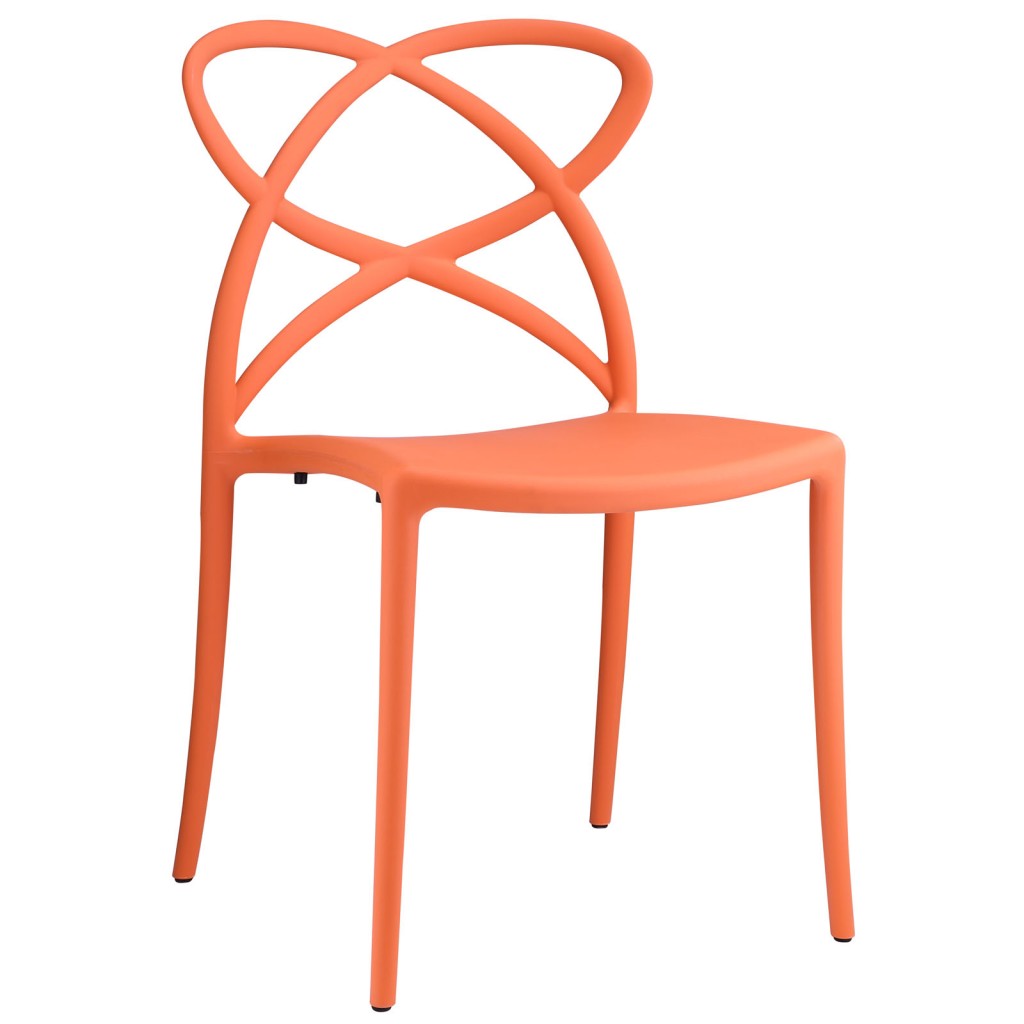Orange Atom Chair