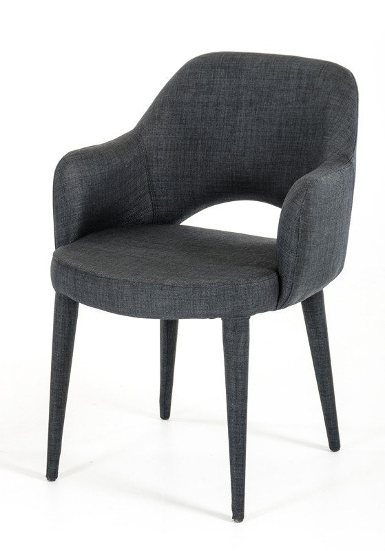 Porter Gray Wool Chair