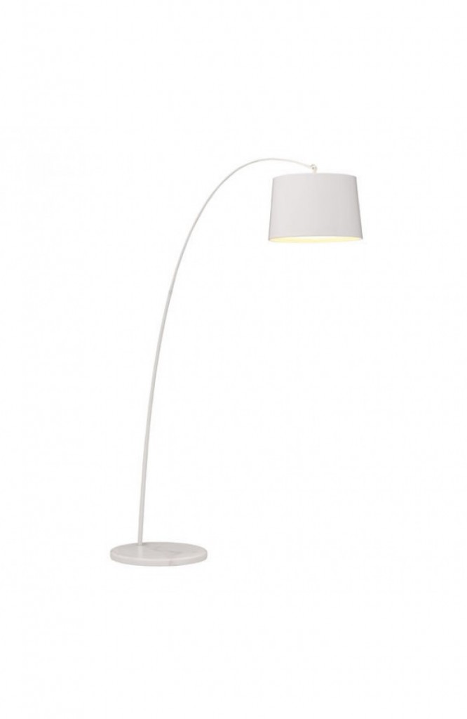Luxe White Marble Floor Lamp