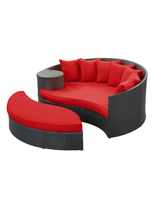 Red Austin Outdoor Sofa Set