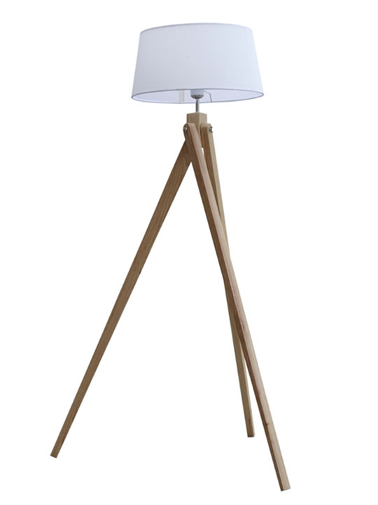 stance wood floor lamp