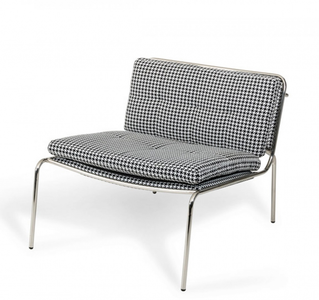 Houndstooth Mod Accent Chair 2