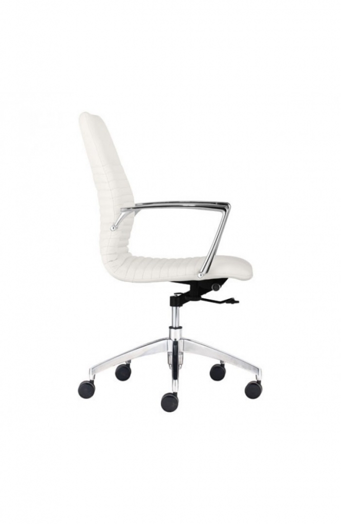 Instant Advisor Low Back White Office Chair 4