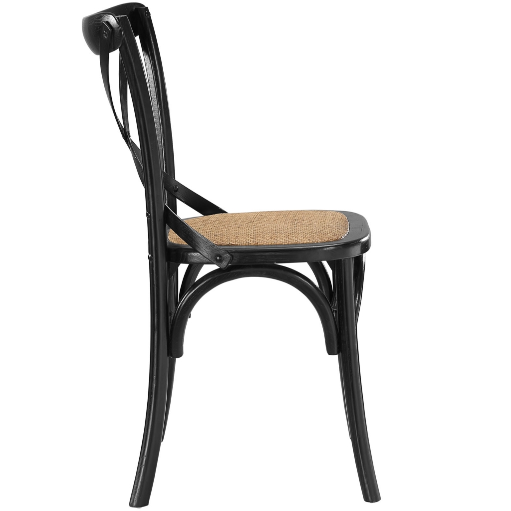X Black Wood Chair 2