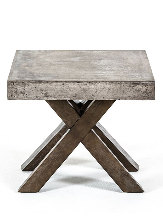Kent Side Table  Brickell Collection Modern Furniture Store