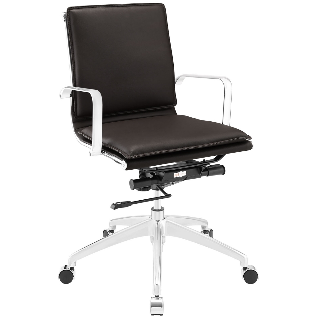 Instant Agent Low Back Brown Office Chair