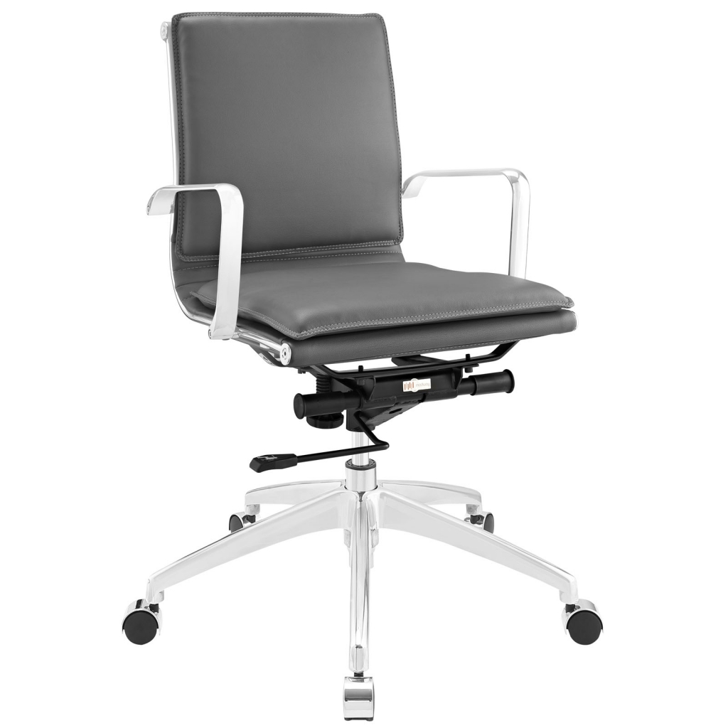 Instant Agent Low Back Gray Office Chair
