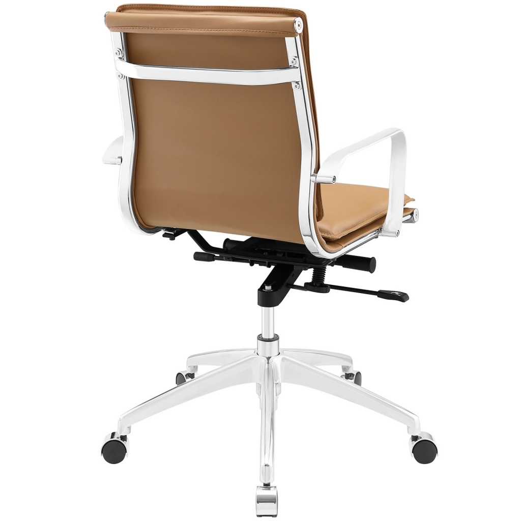 Instant Agent Low Back Tan Office Chair 3