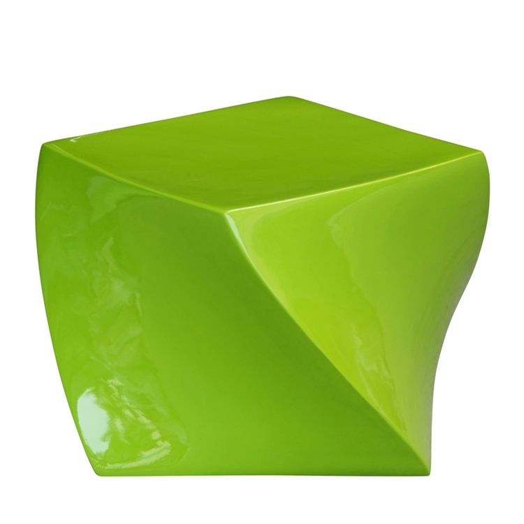 green geo stool 2