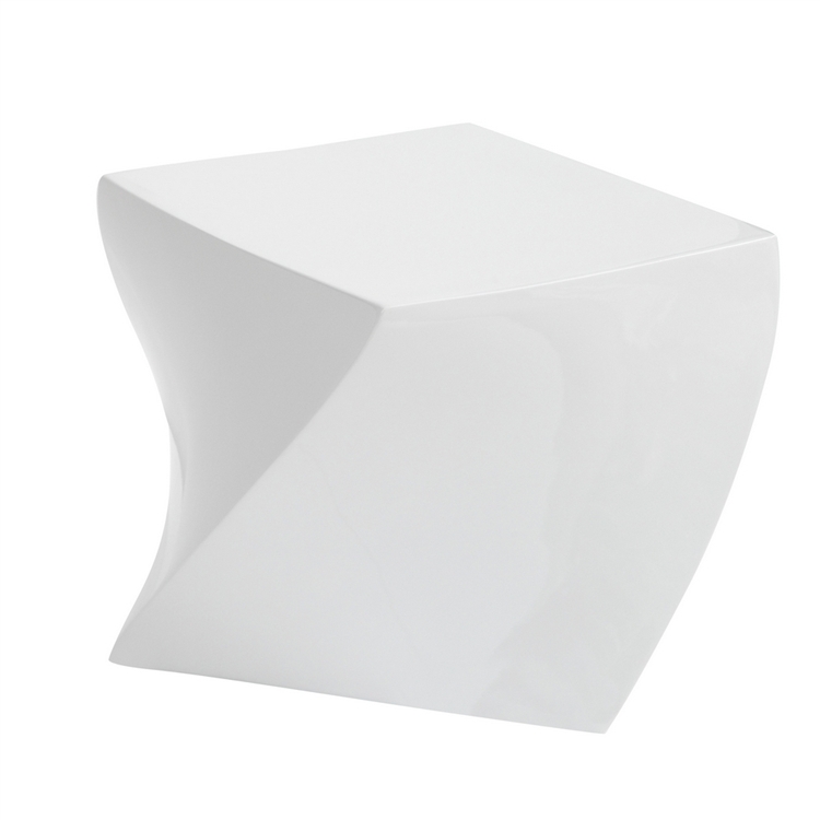 white geo stool 3