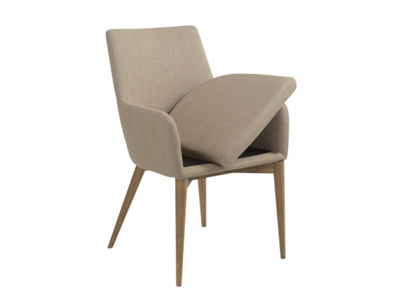 Uptown Armchair Taupe 5