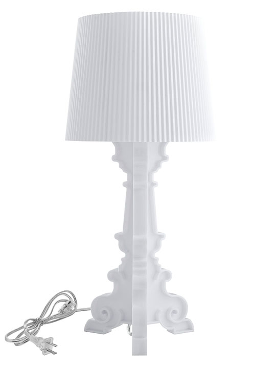White Acrylic Table Lamp