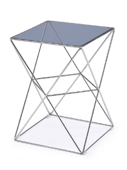 geometric side table