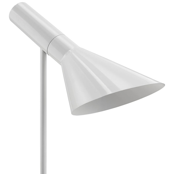white retro table lamp