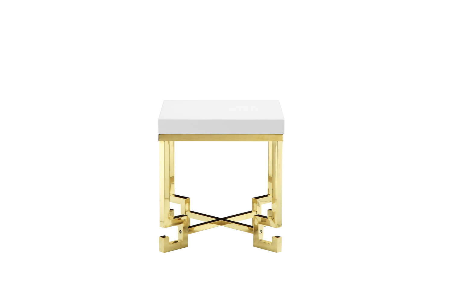 golden age gold white table