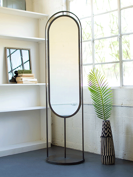 Standing Oval Mirror 461x614