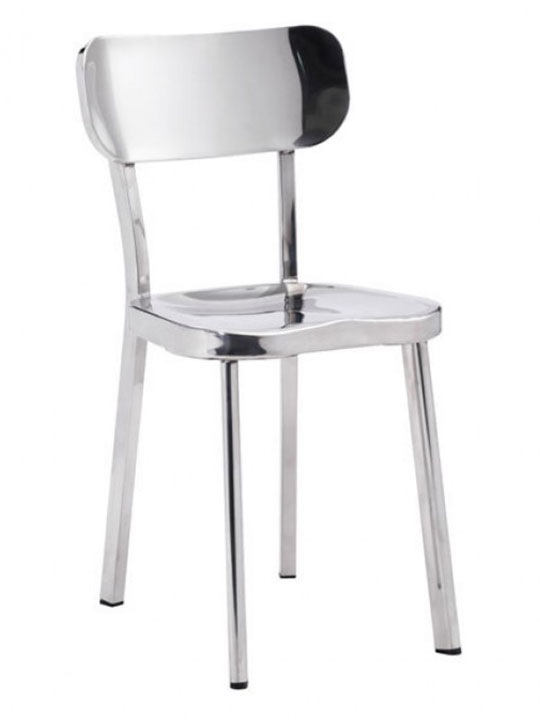 metallic chair