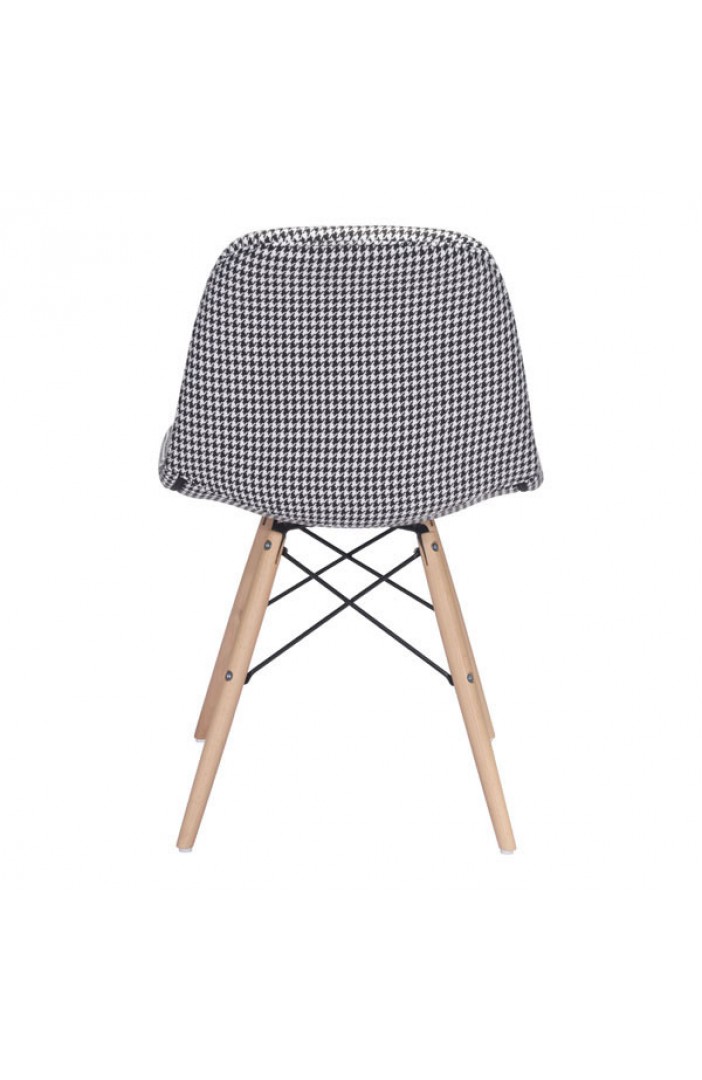 houndstooth fabric chair
