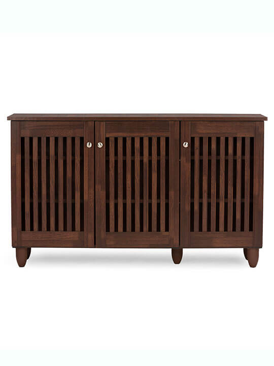 Brown Oak Wood Cabinet