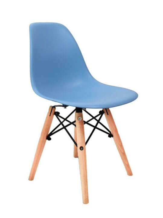 blue kids eames chair