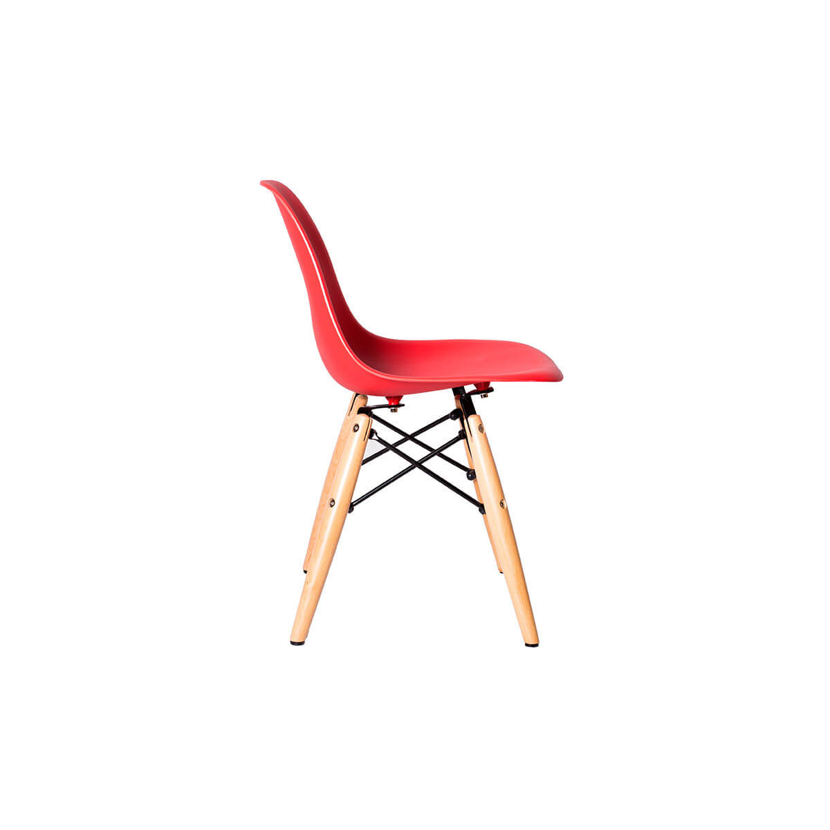 red eames kids chair