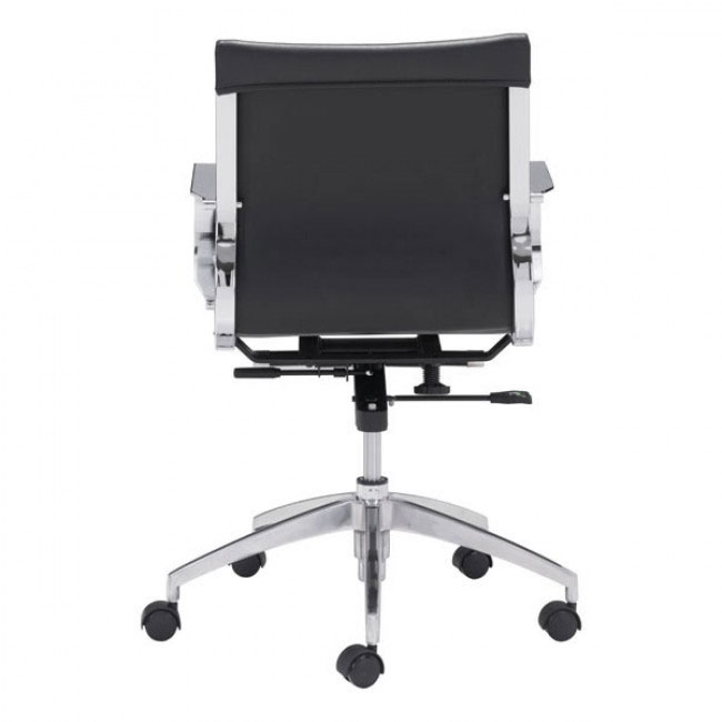 image mid back office chair black 4