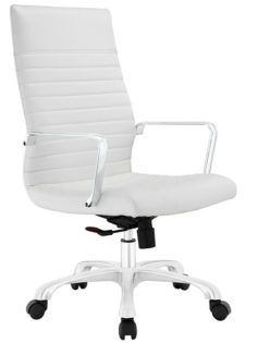 inspire high back office chair white