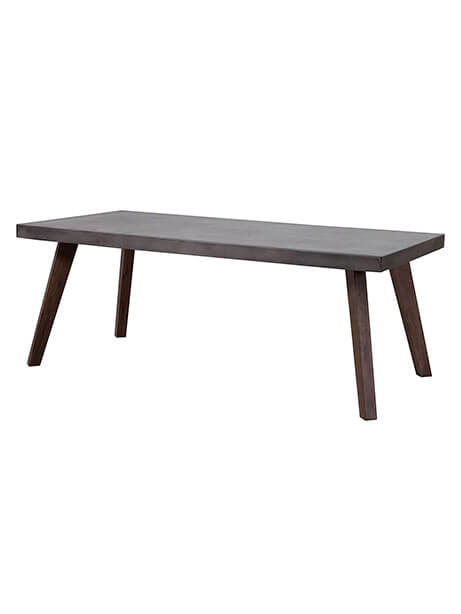 Concrete wood dining table 1
