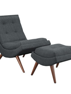 Wave-Lounge-Chair-Ottoman-Set-dark-gray