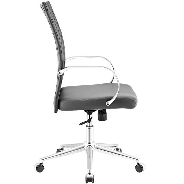 gray woven office chair 6