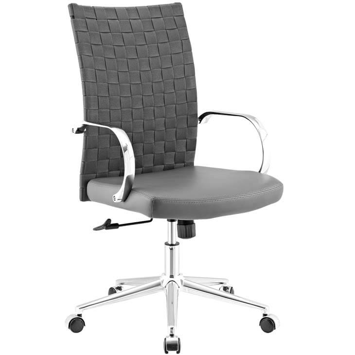gray woven office chair 7